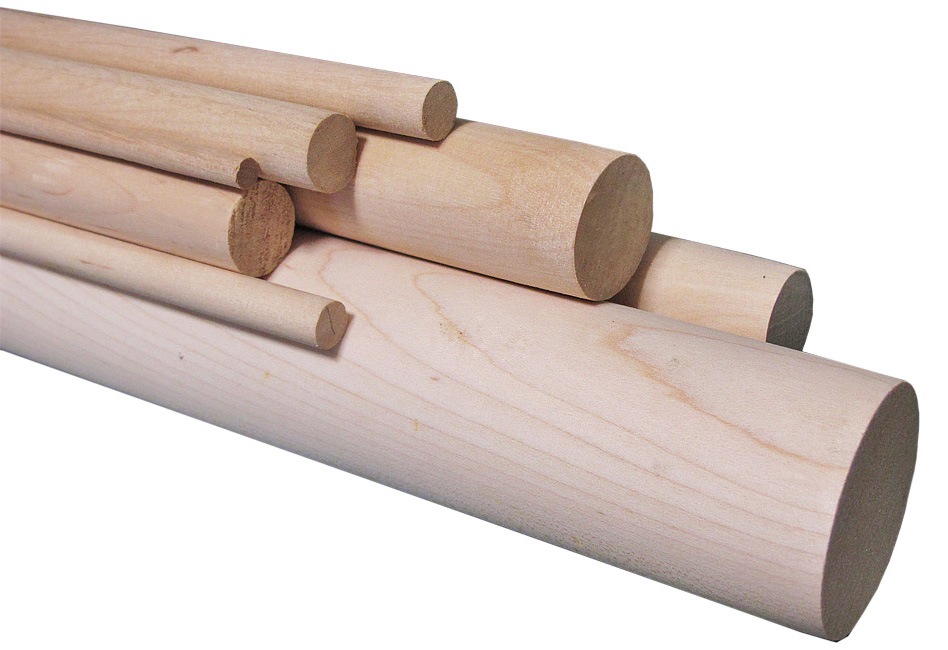 dongguan proveedor 200*5mm ronda madera artesanías palos, palos de