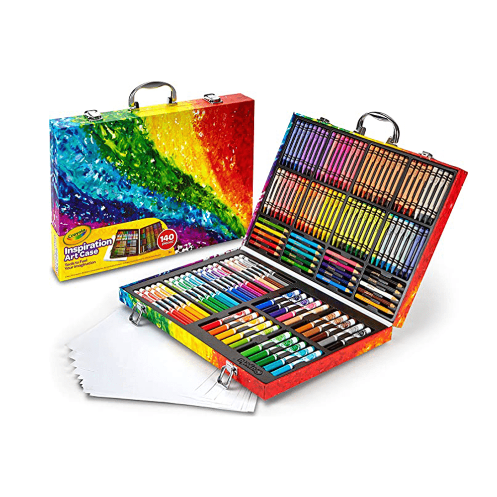 Kit 100 Piezas Colorear Set Dibujo Maped Color Peps Maletin